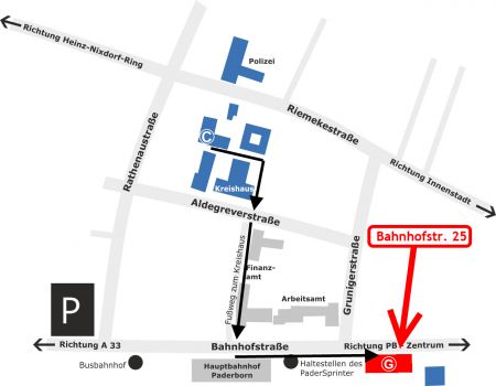 Hier finden Sie die Ausländerbehörde des Kreises Paderborn